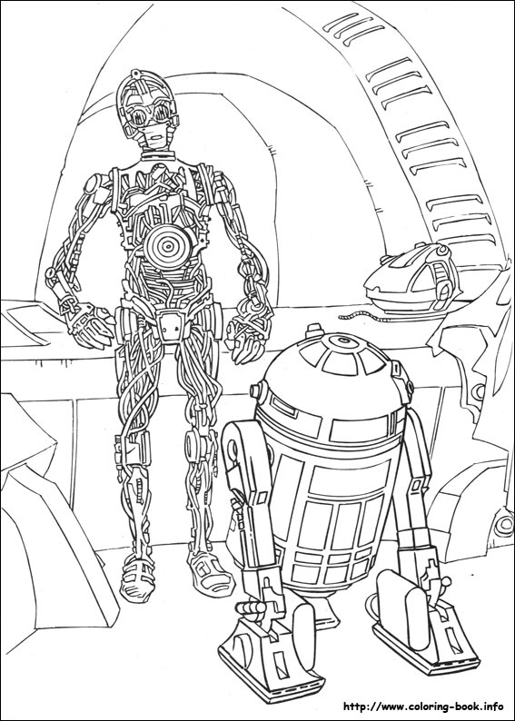 Star Wars coloring picture